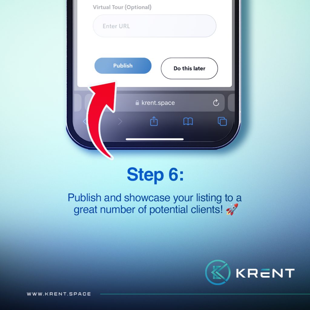 How to list your properties on Krent 6