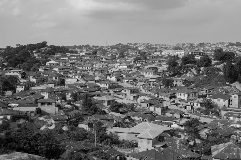 Grayscaled Nigerian Roofs